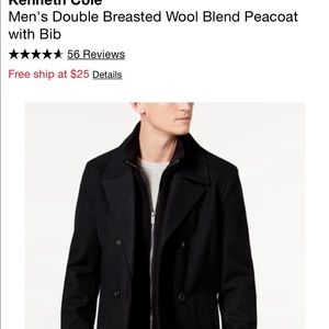 Man wool coat